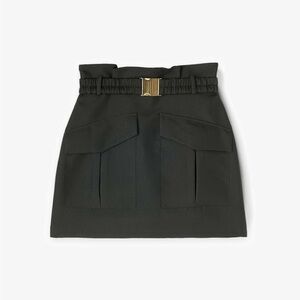 Motivi Black Mini Skirt with Belt